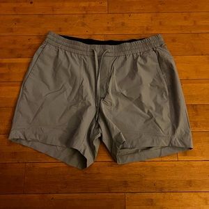 Lululemon Mens Bowline Short 6” Inseam Gray Pull On Shorts XXL